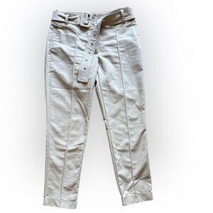 Elegant Women's Cream Chinos